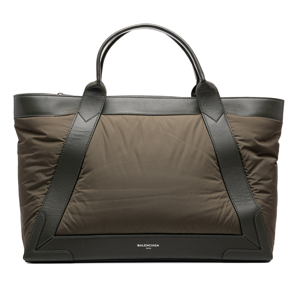Pre-Loved Balenciaga Nylon Navy Cabas Tote M